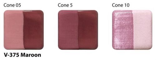 AMACO Velvet Underglaze V-375 - Maroon - 2 fluid oz.